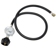 Gas One front view of regulator and hose showing ready-to-install kit and convenience