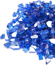 GASPRO front bag cobalt blue fire glass showing product and weight