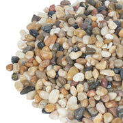 GASPRO front of bag showing 10lb natural river rocks and product label benefits