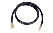 GasSaf front packaging showing the 6ft quick connect hose benefit: easy setup
