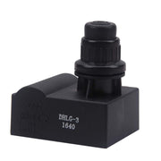 GasSaf front view igniter showing button and mounting nut for easy replacement