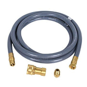 GasSaf front view of 10ft hose showing quick-connect for fast hookups