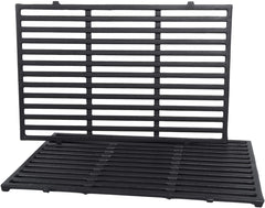 GasSaf grates installed in a Weber-style grill demonstrating even cooking surface
