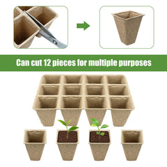 GCVOPTON trays filled with seed-starting mix ready to sow benefit organized planting