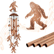 GDNSFIT front view of Bigfoot wind chime showing sculpted design and curb appeal