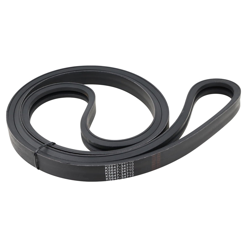 GEATaaT front view of mower belt showing exact replacement fit benefit