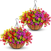 Geegoods front view showing both hanging baskets ready to display and immediate curb appeal