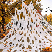 Geelin front view of stretched spider web showing coverage and instant impact