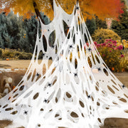Geelin giant spider web front display showing full coverage and dramatic effect