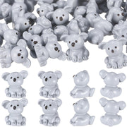 Geelin front group of mini koala figurines showing calm expressions and decoration use