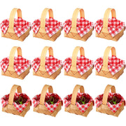 Geelin front view of minibasket set showing rustic finish and complete set benefit
