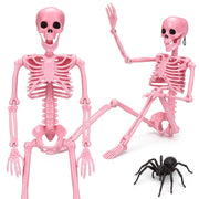 Geelin pink skeleton front view showing full figure and bright color benefit
