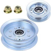 GELASKA front view of both pulleys showing direct-fit replacement benefits