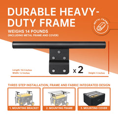 GENARMOR close-up of hardware and fasteners for easy installation benefit