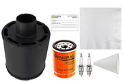 Generac 5663 front packaging showing kit contents and compatibility benefits