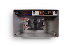 Generac module installed beside transfer switch illustrating compact placement and simplified wiring