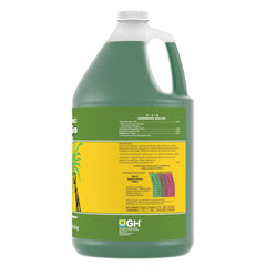 General Hydroponics FloraGro bottle side view illustrating size and handle benefit