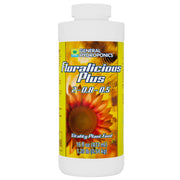 General Hydroponics Floralicious Plus front label shows product identity and usage benefits
