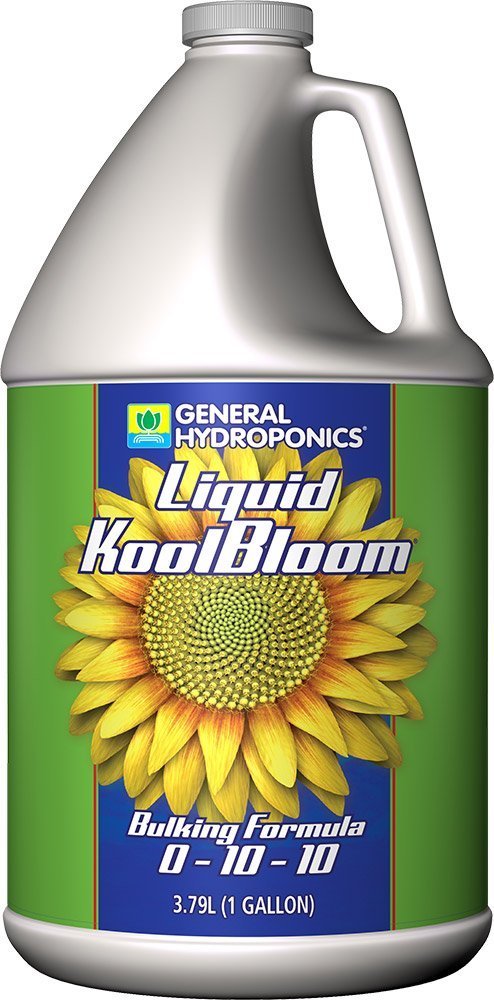 General Hydroponics Liquid KoolBloom one-gallon front label showing product and benefits
