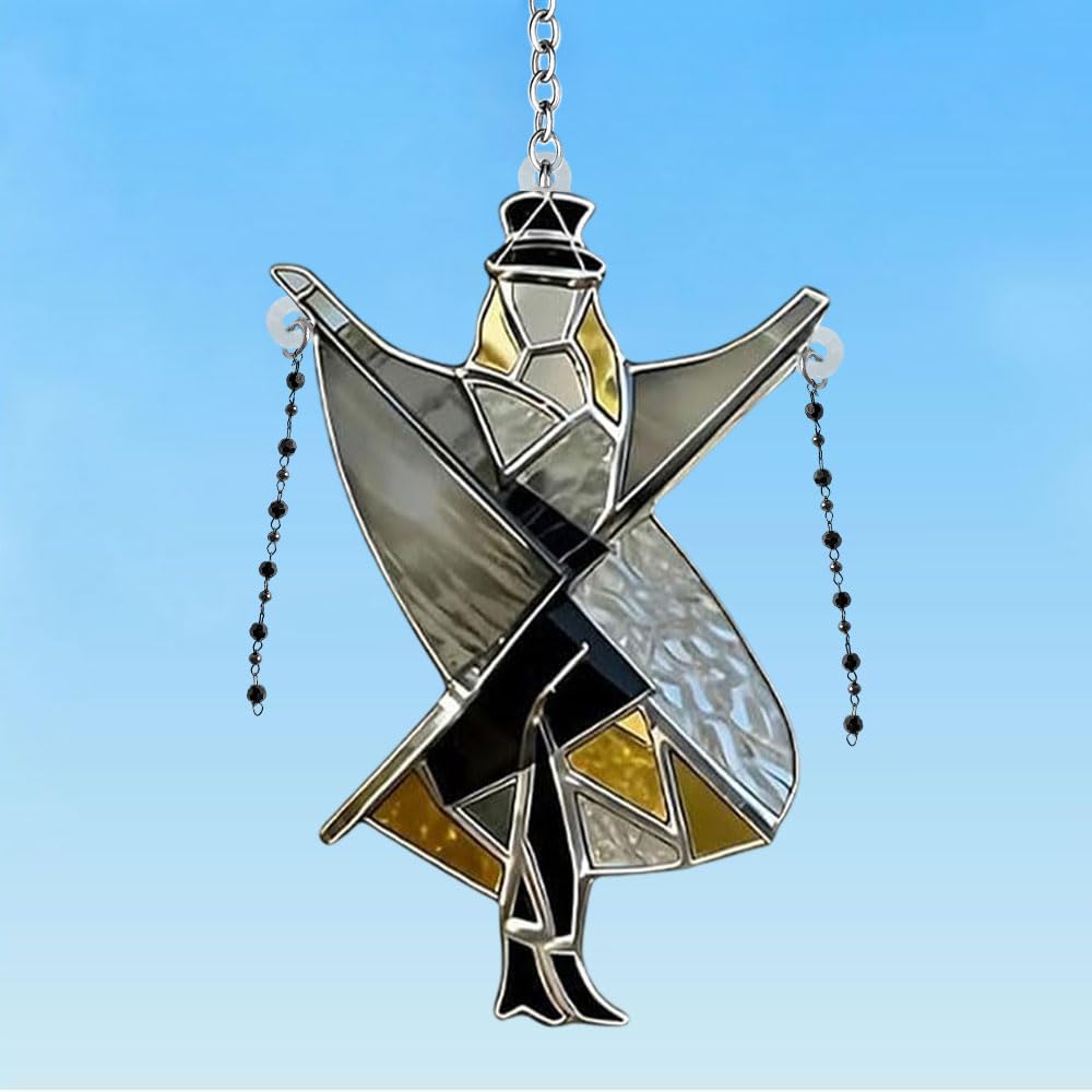 Generic dancing lady front view showing vibrant spinner and decorative appeal