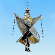 Generic dancing lady front view showing vibrant spinner and decorative appeal