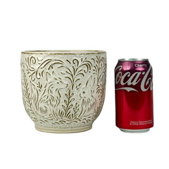 Generic detailed close-up of embossed animal pattern showing texture benefit: highlights artisan detail