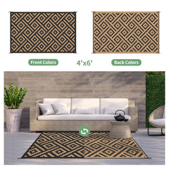 GENIMO non-slip grid backing visible to improve drainage and stability