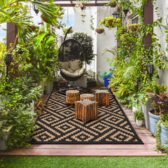 GENIMO reversible patterns displayed to double rug lifespan and style options