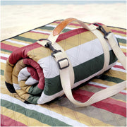 Genovega folded front view with strap showing easy carry benefit
