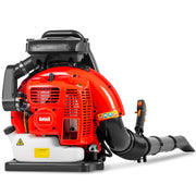 Getell backpack blower front view showing compact design and power