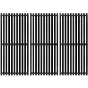 GGC front view three-piece grates showing full coverage and solid heat retention