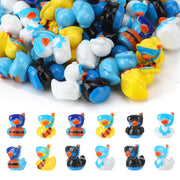 GGSTDDUP front display of snorkeling mini ducks for vibrant party decor