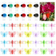 GGSTDDUP front pack of 100 orchid clips showing shapes and colors, tidy storage benefit