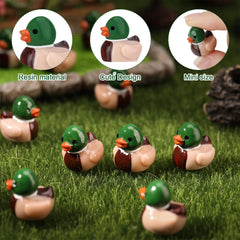 GGSTDDUP mallard duck beside a coin for scale to show compact portable size