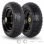 GICOOL front view of 10-inch wheel showing complete assembly and durable design