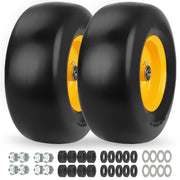 GICOOL front wheel assembly showing whole tire and rim, reliable replacement benefit