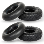 GICOOL front view of two 10-inch tires showing ready-to-install kit for fast replacement
