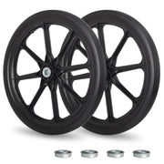 GICOOL front view of two wheels showing package and ready-to-install benefit