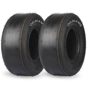GICOOL front profile of 13x5.00-6 tire showing smooth turf-friendly tread and even roll
