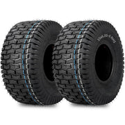 GICOOL front view of 15x6.00-6 tubeless tire showing full profile and fit benefit
