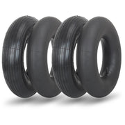 GICOOL front view of two packaged 4.00-6 tires and tubes showing readiness to replace wheels