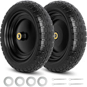 GICOOL front view of two packaged wheels showing ready-to-install convenience