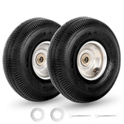 GICOOL front view of two wheels showing complete replacement set and easy swap benefit