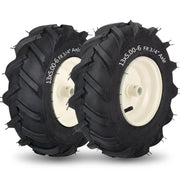 GICOOL front view of the 13x5.00-6 wheel pair showing durable tread and fit