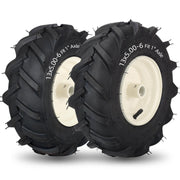 GICOOL front view wheel set showing full tire and wheel for quick replacement