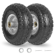GICOOL front view wheel showing solid tire and welded rim for reliable hauling