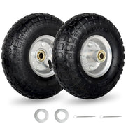 GICOOL front view wheel assembly showing tire and rim for quick replacement