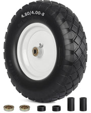 GICOOL front view of wheel assembly showing robust flat-free tire benefit