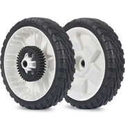 GICOOL rear wheel front view showing fit and durable tread