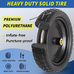GICOOL wheel mounted on axle during installation for hassle-free fit